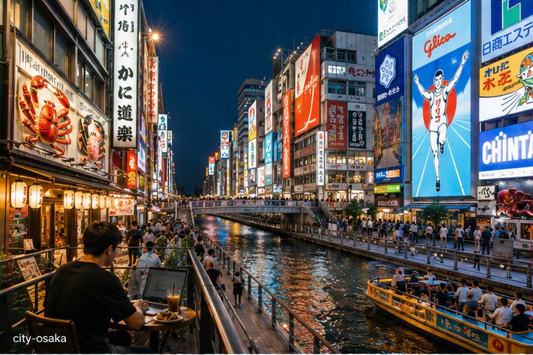 大阪の街並み